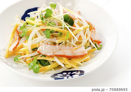 中華イカと野菜の和え物 中華イカと野菜の和え物 70889693