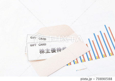 株主優待券とグラフ 株主優待券とグラフ 70890588