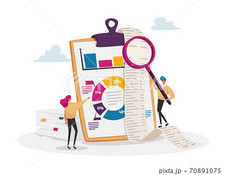 Tiny Accountant Characters Make Accountant Report Check Money Balance at Huge Clip Board Calculate Bookkeeping Data Tiny Accountant Characters Make Accountant Report Check Money Balance at Huge Clip Board Calculate Bookkeeping Data 70891075