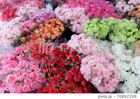 colorful flowers  70892299