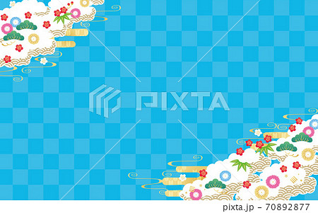 背景素材-お正月イメージ2 70892877