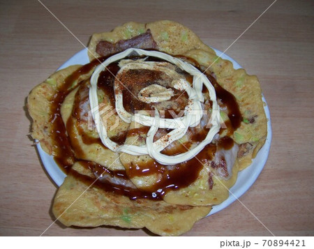 手作りのお好み焼き 手作りのお好み焼き 70894421