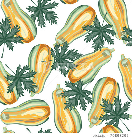 Tropical seamless pattern with papaya. Hand drawn pawpaw wallpaper. Tropical seamless pattern with papaya. Hand drawn pawpaw wallpaper. 70898295