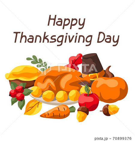 Happy Thanksgiving Day background. 70899376