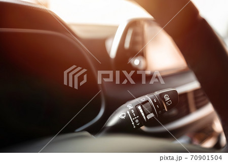 MURES, ROMANIA - OCTOBER 21, 2020, interior view of brand new Hyundai Tucson 2020. 70901504