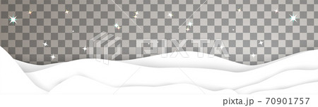 Winter landscape 3d snowdrift vector template xmas 70901757