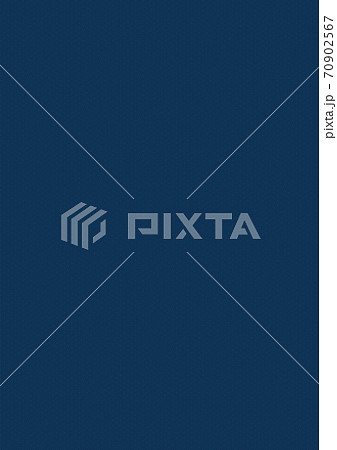 紗綾形（さやがた）　紺　藍色　イメージ　（背景素材）　細かく細い 70902567