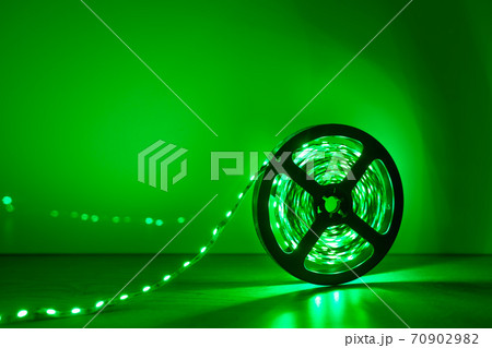 green lighting led strip