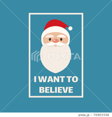 Santa Claus concept poster. t shirt print design. Christmas vector illustration 70903506