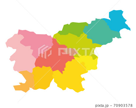 Slovenia - map of statistical regions Slovenia - map of statistical regions 70903578