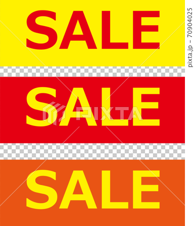 Simple banner set illustration for sale 70904025