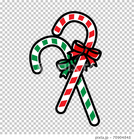 Christmas stick Shimashima illustration material 70904848