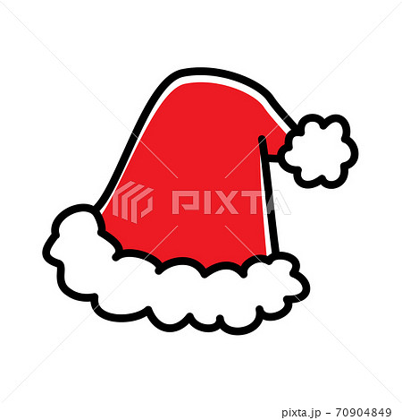 クリスマス サンタ帽 赤帽子 イラスト素材のイラスト素材