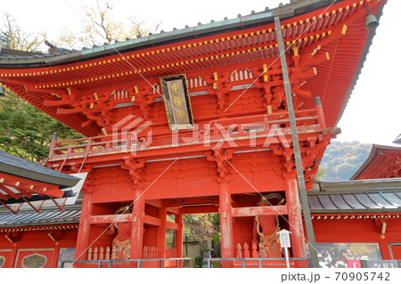 中禅寺(立木観音)日光山輪王寺別院山門 中禅寺(立木観音)日光山輪王寺別院山門 70905742