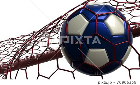 サッカーボールの3Dイラスト 70906359