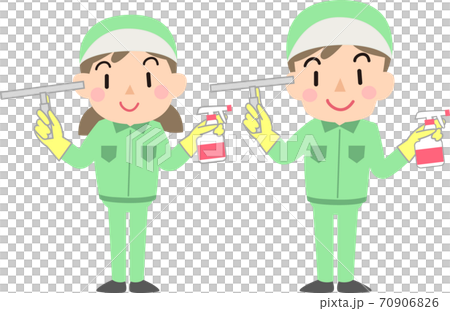 清潔工用刮水器清潔玻璃 70906826