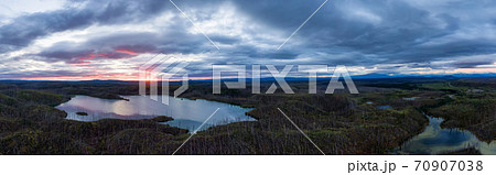 Aerial View of Yukon, Canada Aerial View of Yukon, Canada 70907038