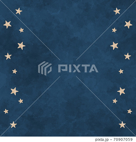 正方形な星空の背景素材 70907059