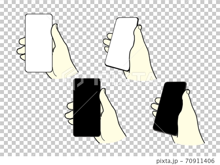 Hand holding a smartphone_1 70911406