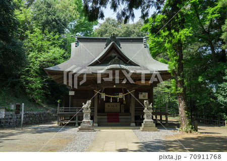 東京 八王子 片倉城跡公園内の住吉神社 東京 八王子 片倉城跡公園内の住吉神社 70911768