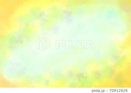 水彩 グラデーション 背景 黄色 イエロー バックグラウンド イラストのイラスト素材