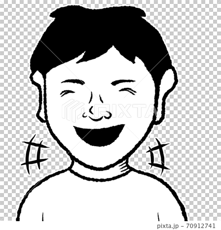 大爆笑のイラスト素材 大爆笑のイラスト素材
