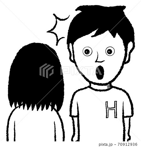一目惚れのイラスト素材