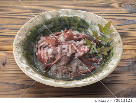 天然きのこアミタケのおろし和え 天然きのこアミタケのおろし和え 70913123