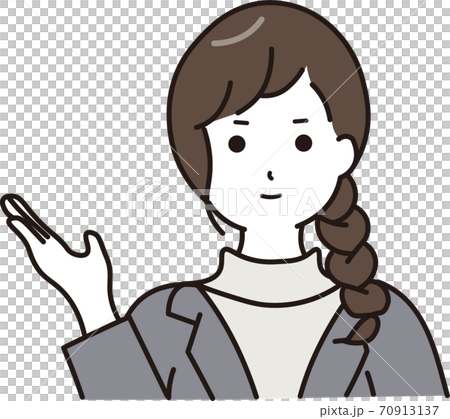 一個女人穿西裝來解釋 70913137