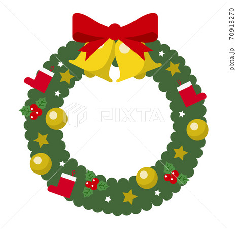 クリスマス、クリスマスリース 70913270