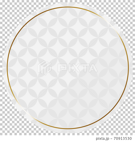 整個表面都有圓形框架白色和金色景泰藍圖案 整個表面都有圓形框架白色和金色景泰藍圖案 70913530