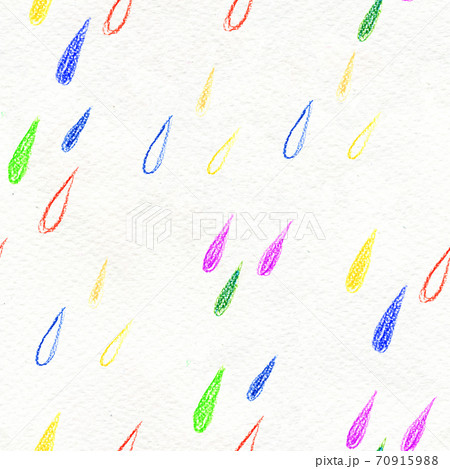 Coloful rain drops seamless pattern 70915988