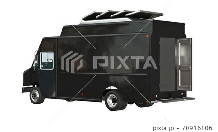 Food truck car mobile 70916106
