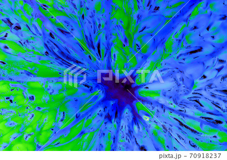 Green and blue psychedelic texture. Abstract colorful background 70918237