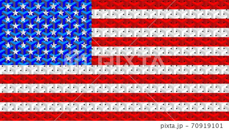Abstract flag of the USA Abstract flag of the USA 70919101