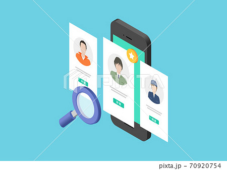 マッチングサイトのイラスト素材(業者・作業員) マッチングサイトのイラスト素材(業者・作業員) 70920754