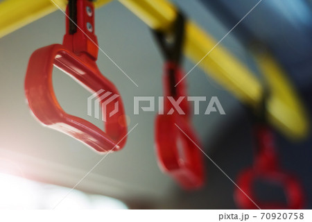Handles on public transport 70920758