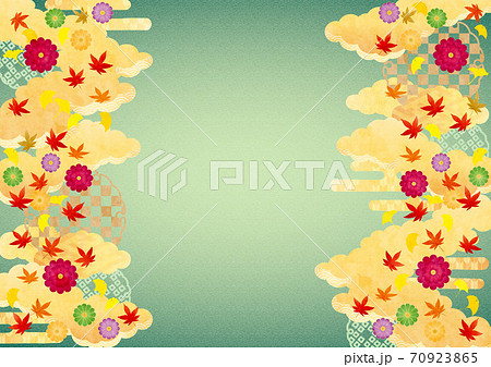 背景素材 秋和風11テクのイラスト素材