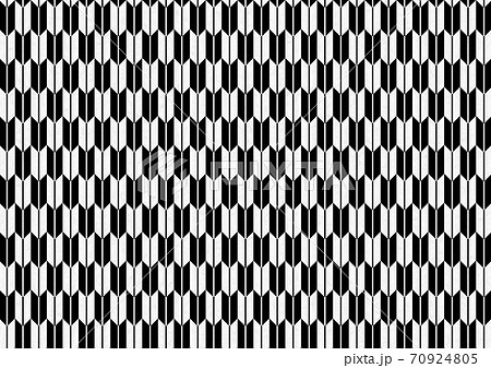 白黒の矢絣和柄パターン 和紙風テクスチャの背景素材のイラスト素材