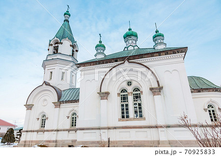 函館の元町散策 冬の函館ハリストス正教会 70925833