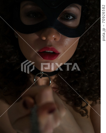 Sexy woman with BDSM chain Sexy woman with BDSM chain 70926582