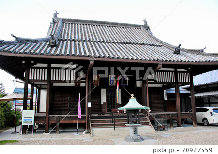 大阪・平野区喜連環濠都市の街歩きで見つけた大阪ぽっくり寺、如願寺の本殿 大阪・平野区喜連環濠都市の街歩きで見つけた大阪ぽっくり寺、如願寺の本殿 70927559