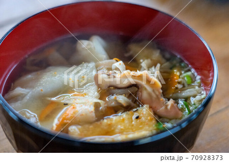 東北の郷土料理「ひっつみ」 70928373