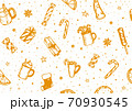 Christmas seamless pattern vector illustration 70930545