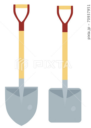 シャベルのイラスト素材