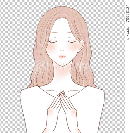 安心する女性 70938124