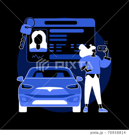 Driving license abstract concept vector illustration. 70938814