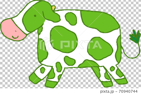 牛牛奶牛人物兒童圖畫黃道十二宮新年賀卡 牛牛奶牛人物兒童圖畫黃道十二宮新年賀卡 70940744