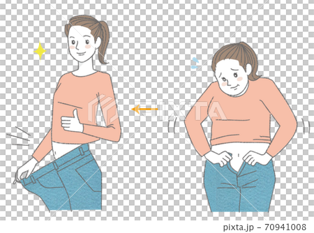 ダイエット_ベフォアーアフター ダイエット_ベフォアーアフター 70941008