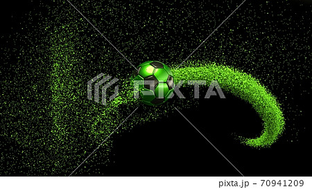 サッカーボールの3Dイラスト 70941209